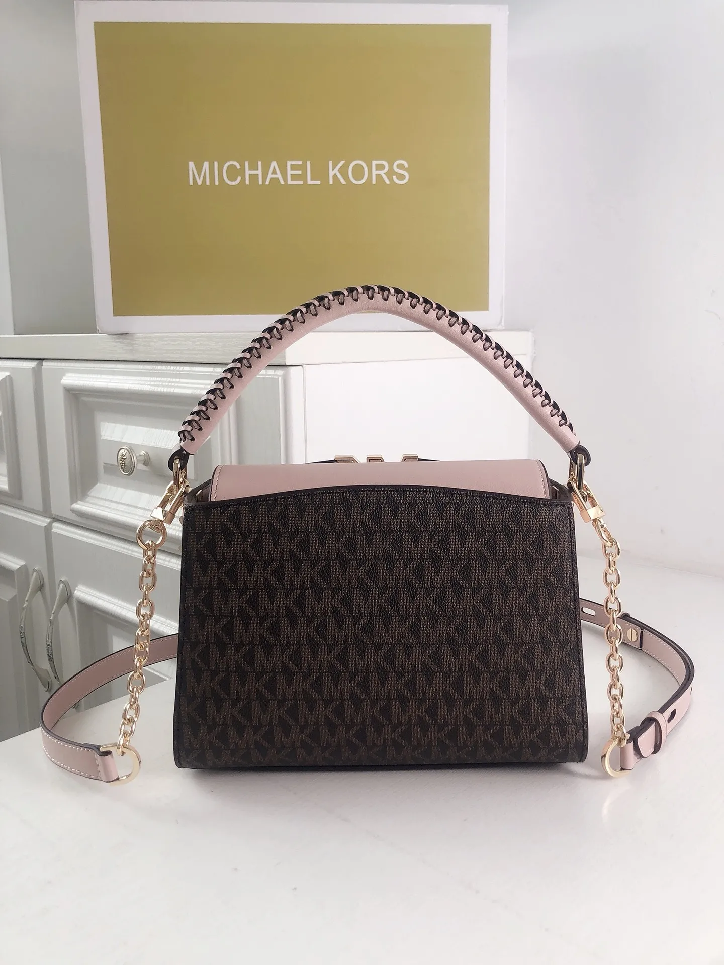 All Categories Official Website "Brand Women's Bags" Women's Bags 💙 MK 2023 New MK Genuine Leather Crossbody Bag